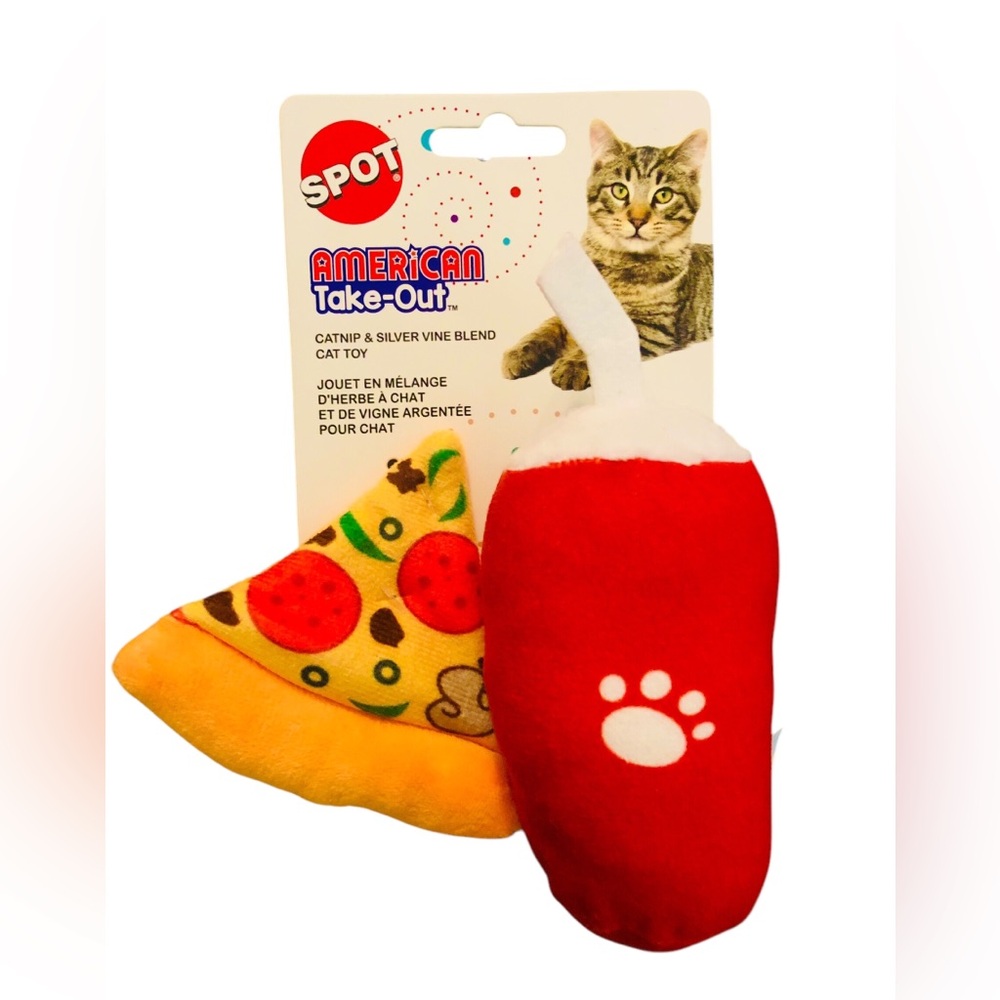 SPOT American Take Out 2 Pack Cat Toy
